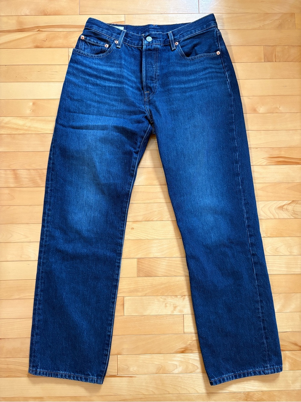Levi's Women's 501 ‘90s (Relaxed Straight Leg) Jeans - Dark Blue Denim - W28 L30